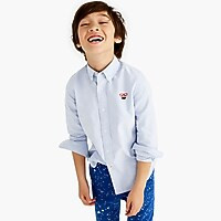 Boys' critter oxford shirt | J. Crew US