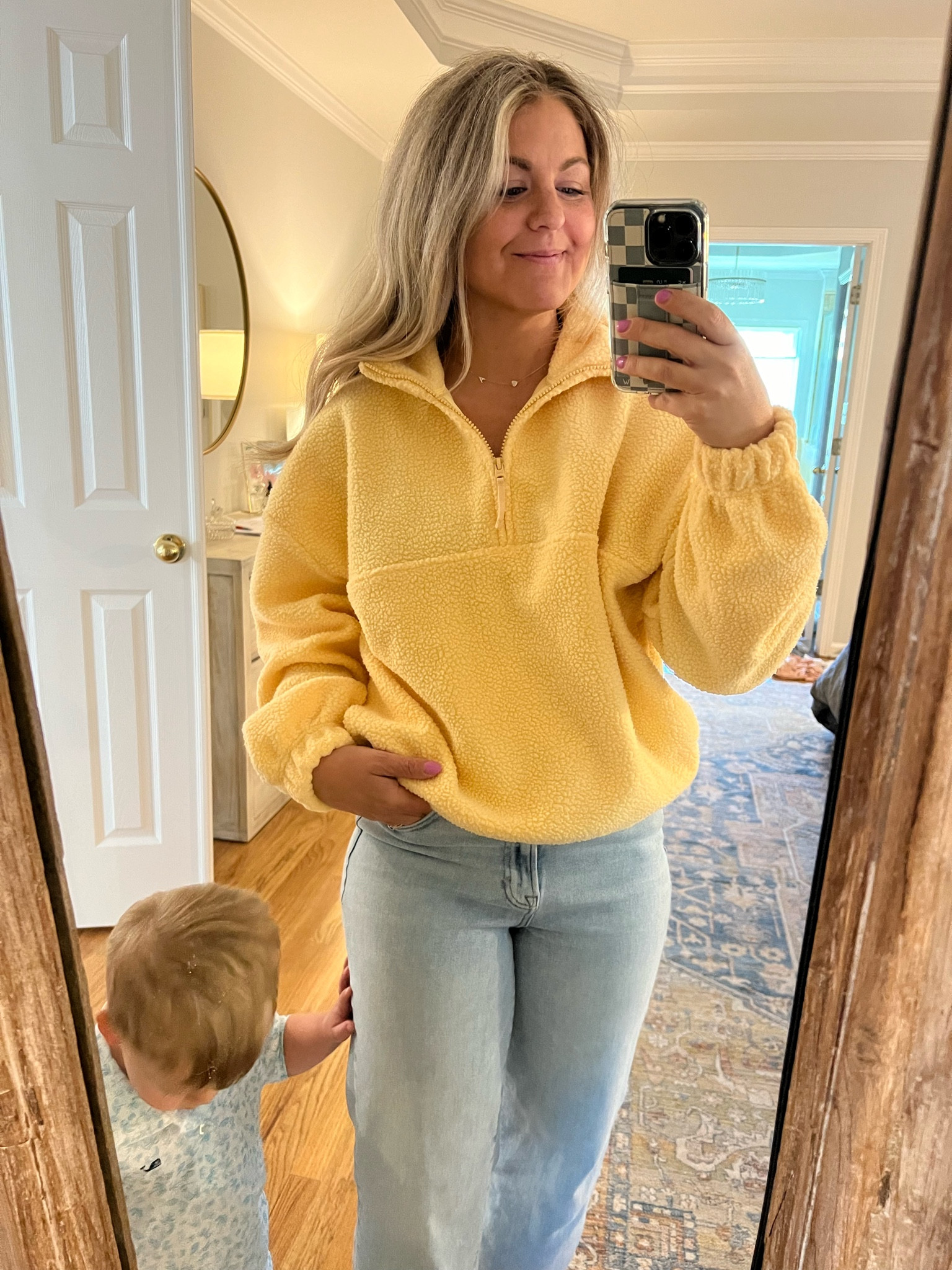 The comfiest jeans I own are back in stock! I’m wearing a 26 and they run true to size.

#LTKFamily #LTKStyleTip #LTKBacktoSchool