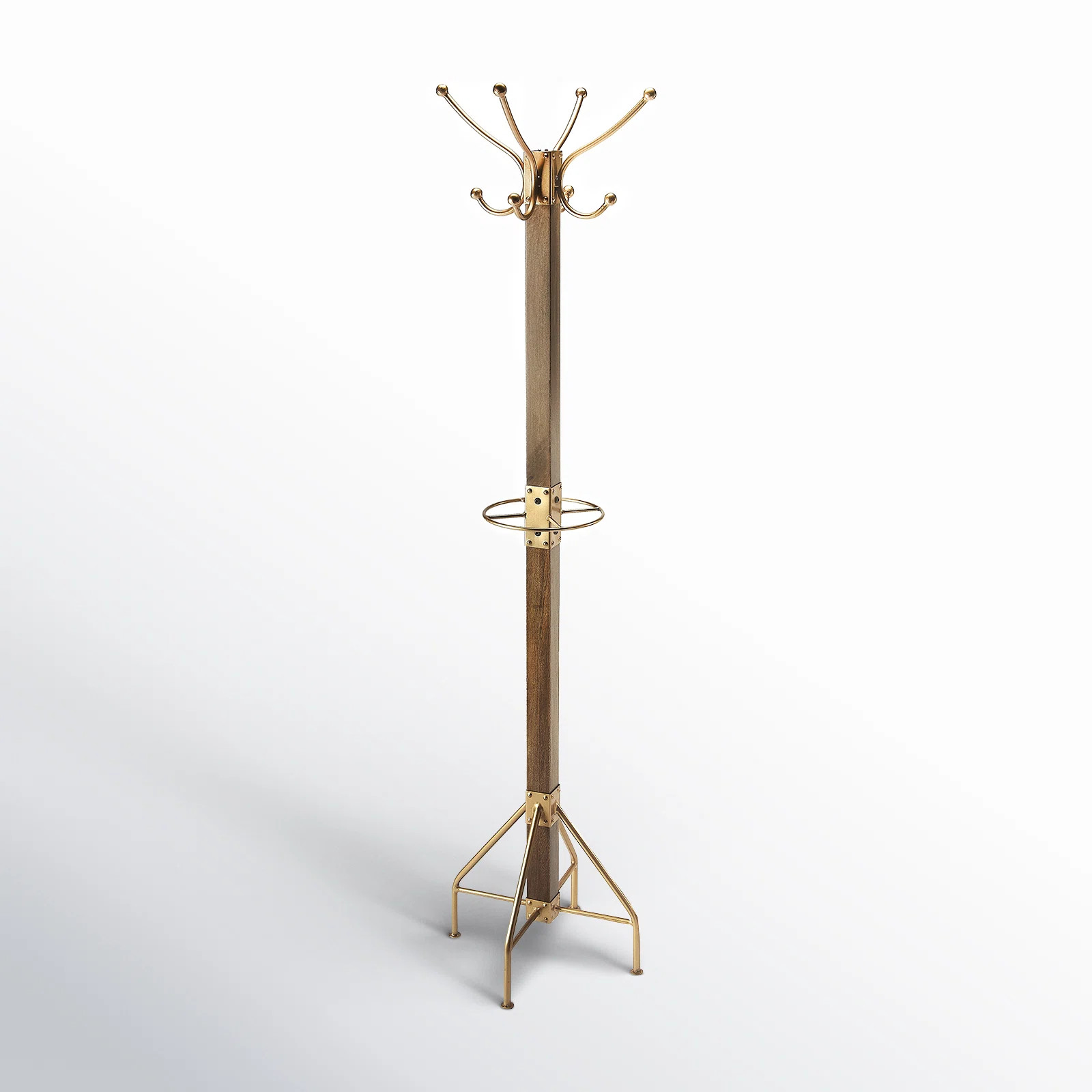 Birch Lane™ Donan 8 - Hooks Freestanding Coat Rack & Reviews | Wayfair | Wayfair North America