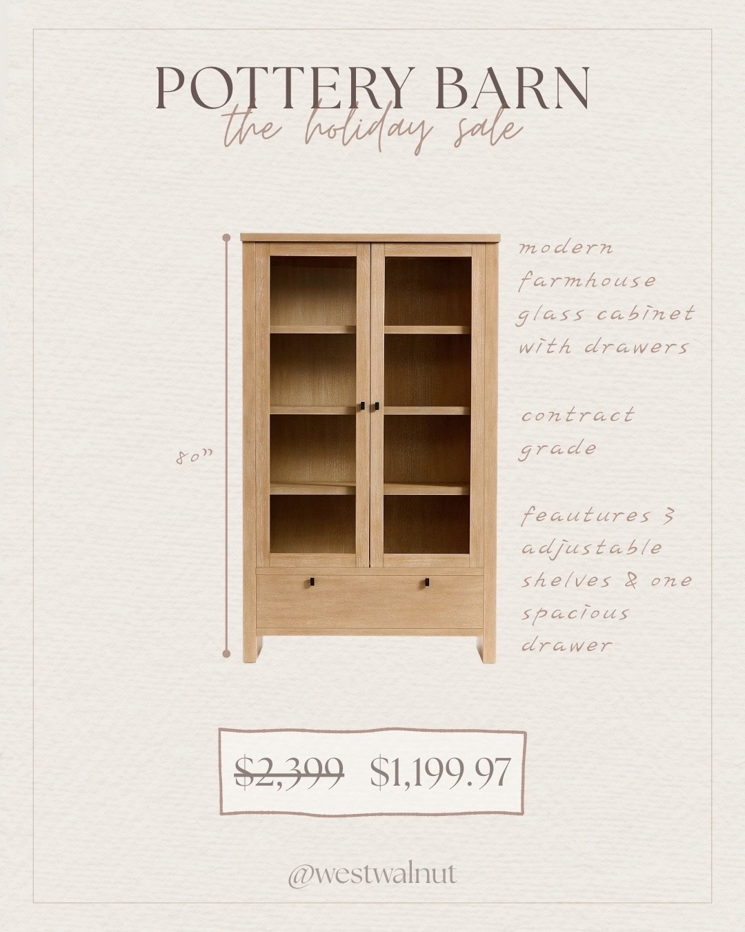 Pottery Barn is running their holiday sale right now with beautiful pieces up to 60% off! In rounded up some of my favorites to share with you!! 

These ones are warm neutrals, and with silhouettes to elevate your home. Pottery Barn has the coziest, most timeless pieces that are contract-grade quality! Which one are you adding to your wishlist? 🤍 

#HomeStyle #InteriorInspo #PotteryBarnFinds #CozyHomeVibes #NeutralHomeDecor #FurnitureFavorites #HomeMakeover #DesignDetails

#LTKHome