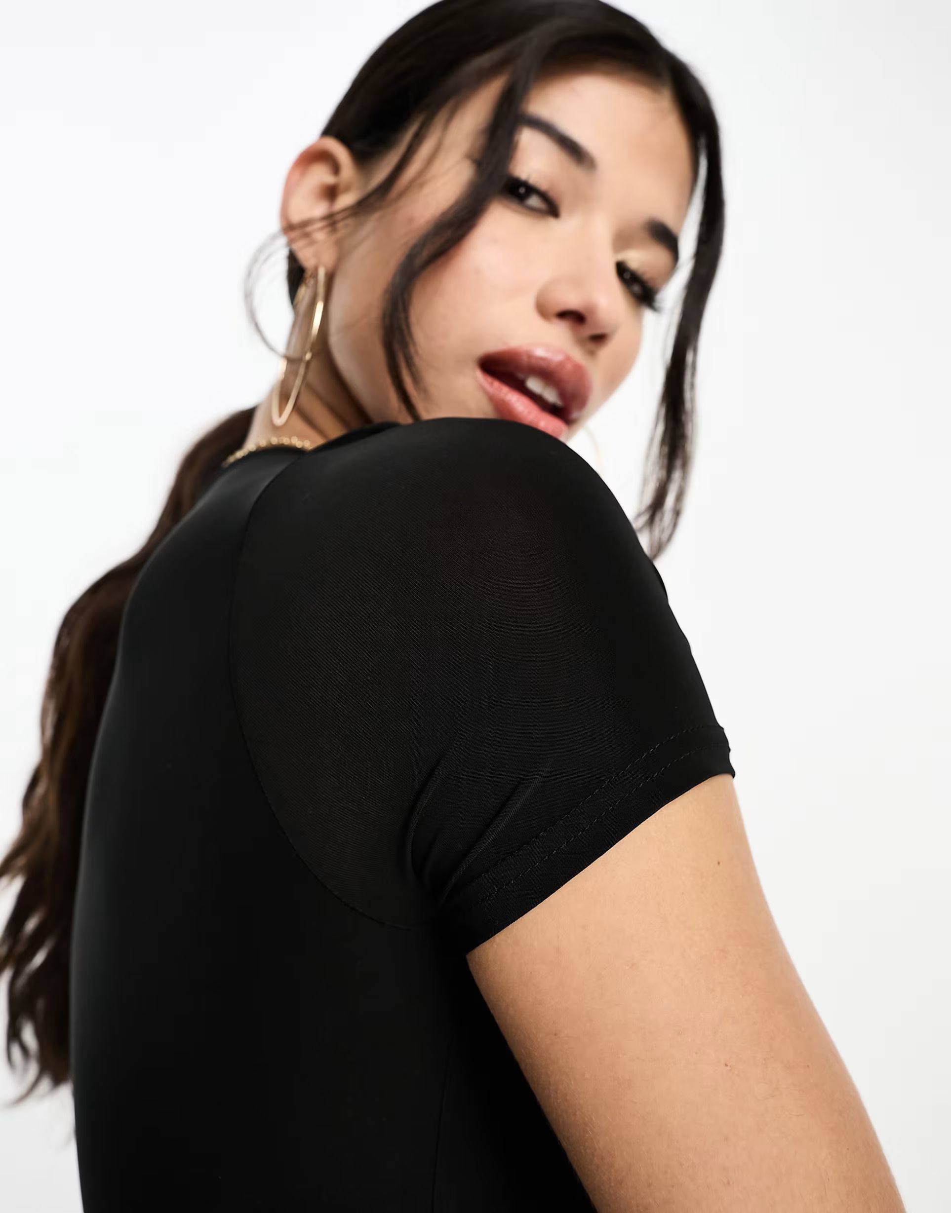 Fashionkilla sculpted baby t-shirt in black | ASOS (Global)