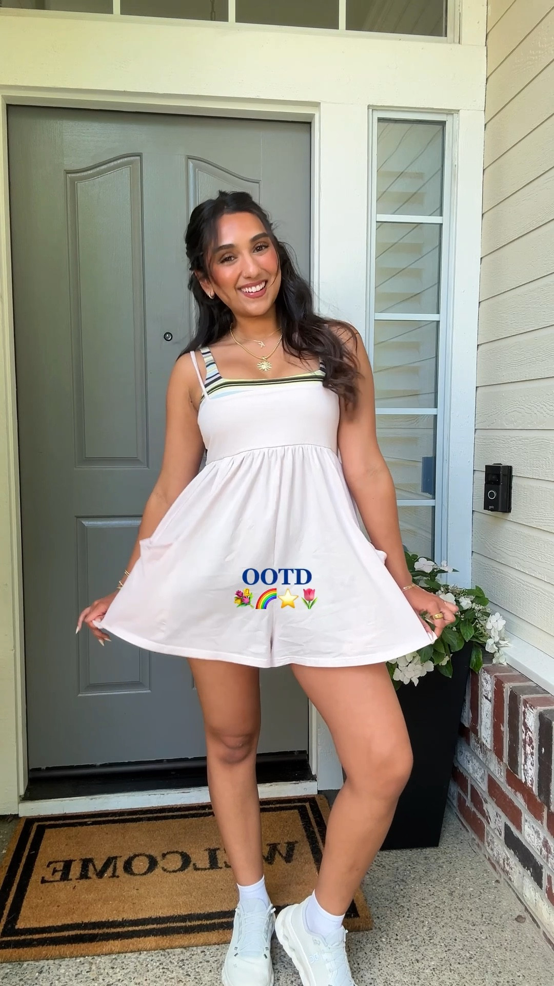 Ootd! My fav romper:)🌷🌈⭐️