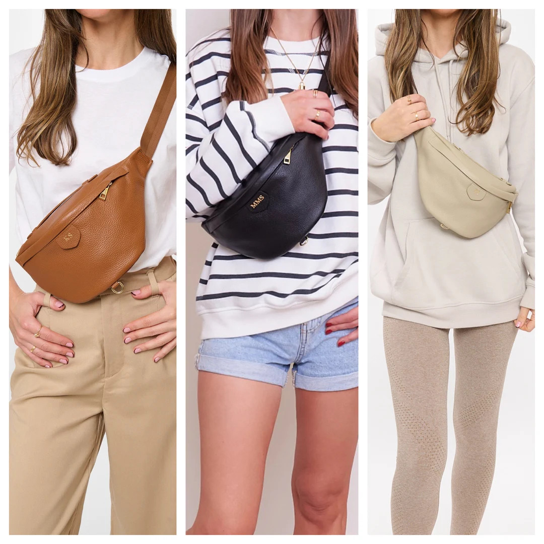 Leather Bum Bag Personalised Leather Bag - Etsy | Etsy (US)