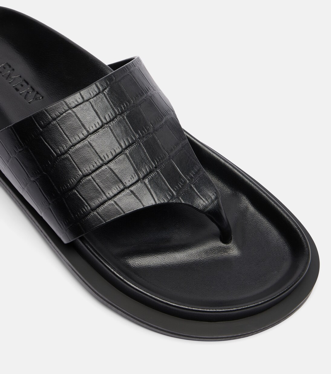 Imara croc-effect leather thong sandals | Mytheresa (US/CA)