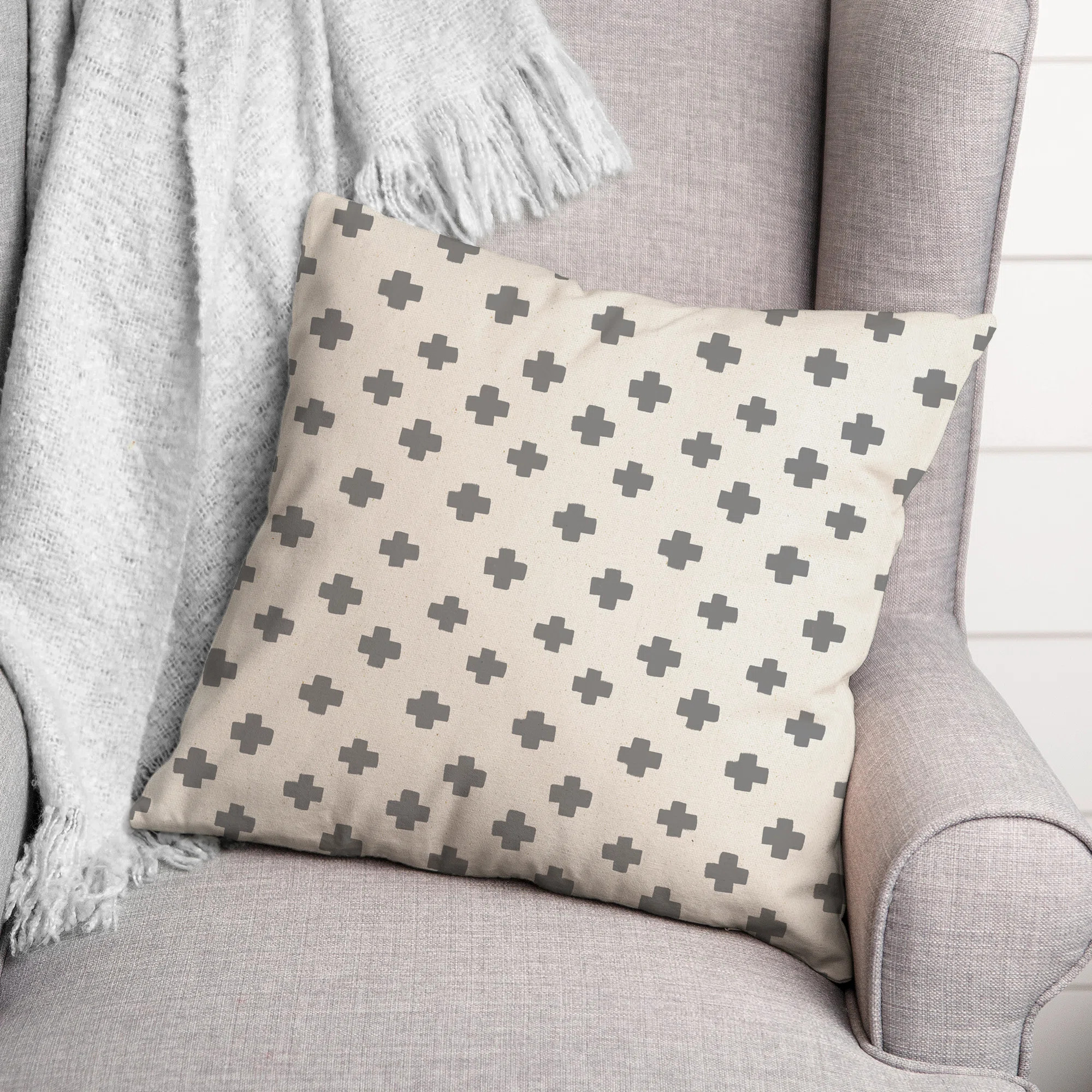 Abstract Indoor/Outdoor Throw Pillow | Wayfair North America