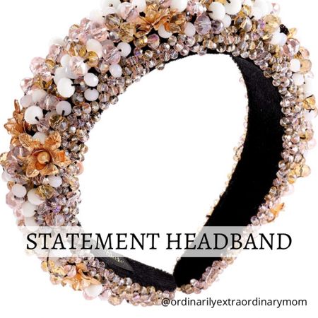 Statement headband 

#LTKHalloween #LTKbeauty #LTKstyletip