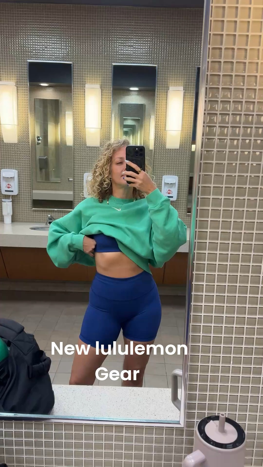 No front seam wunder train blue biker shorts, wunder train sports bra ￼

#LTKootd #LTKfitnessgoals #LTKActive