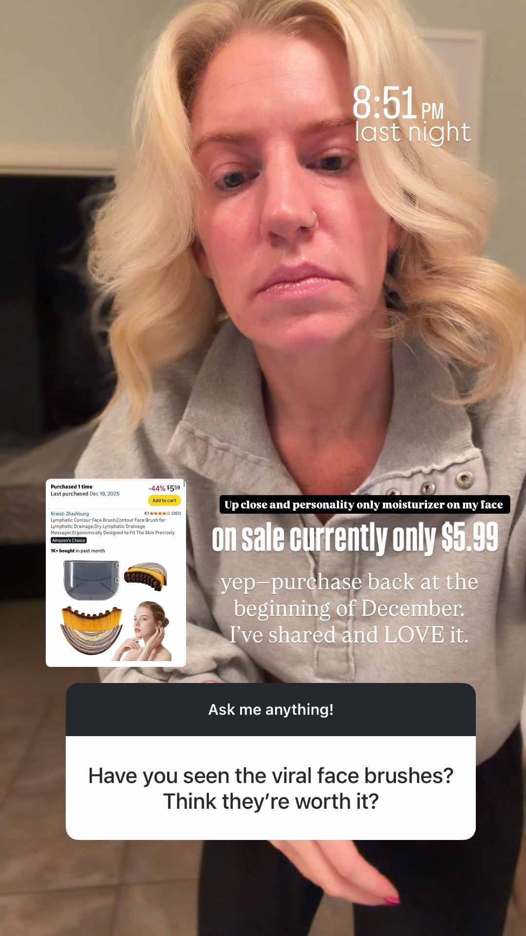 Viral face contour brush on @amazon almost 50% off only $5.99


#LTKBeauty #LTKOver40 #LTKSaleAlert