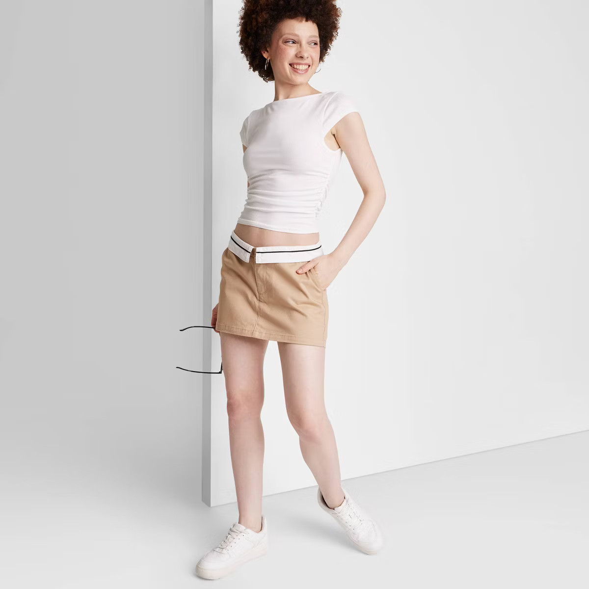 Women's Foldover Chino Skort - Wild Fable™ | Target
