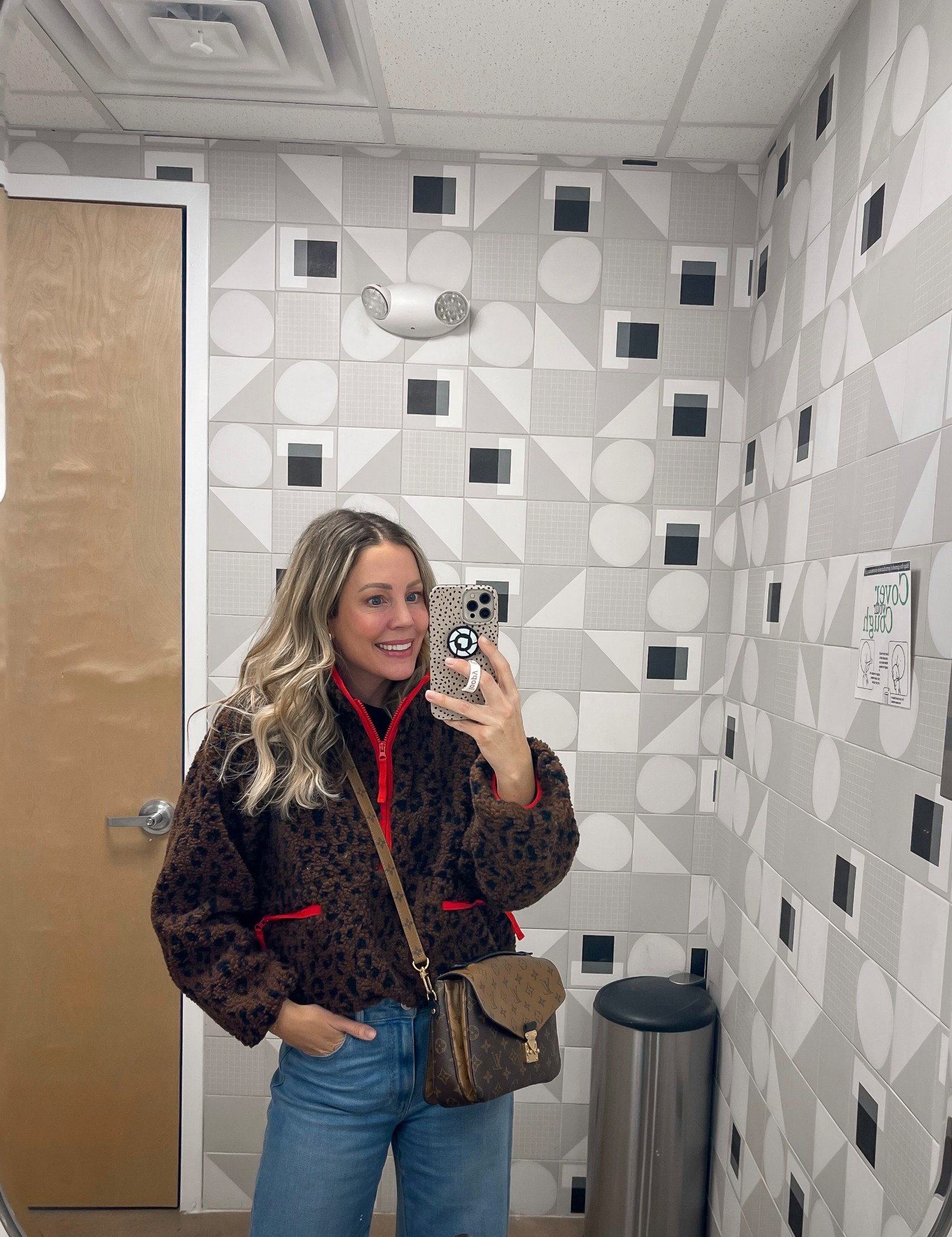 Amazon leopard fleece. Wearing med for oversized look. 

#LTKOver40 #LTKootd #LTKmomlife