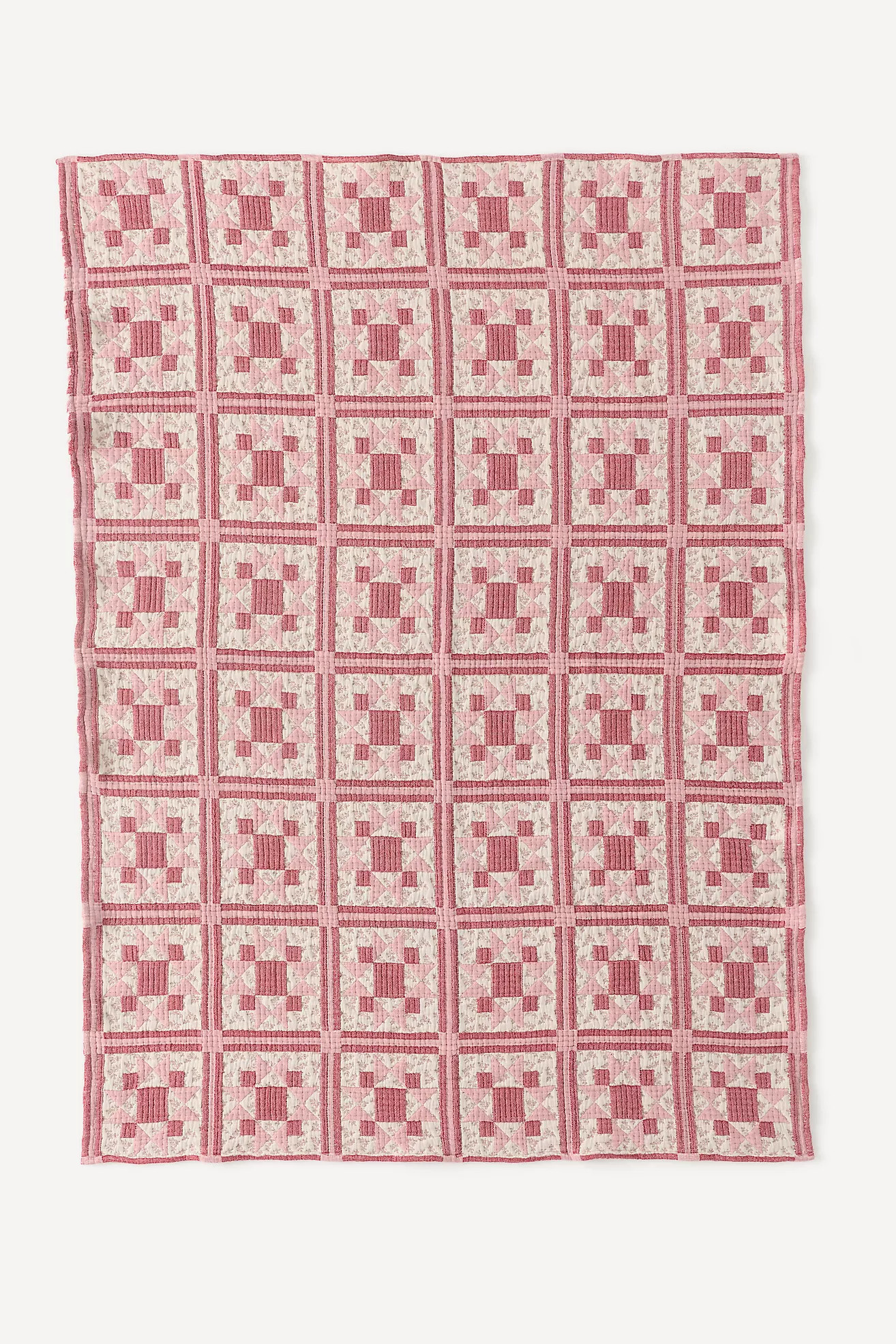 Demitria Cotton Woven Floral Throw | Anthropologie (US)
