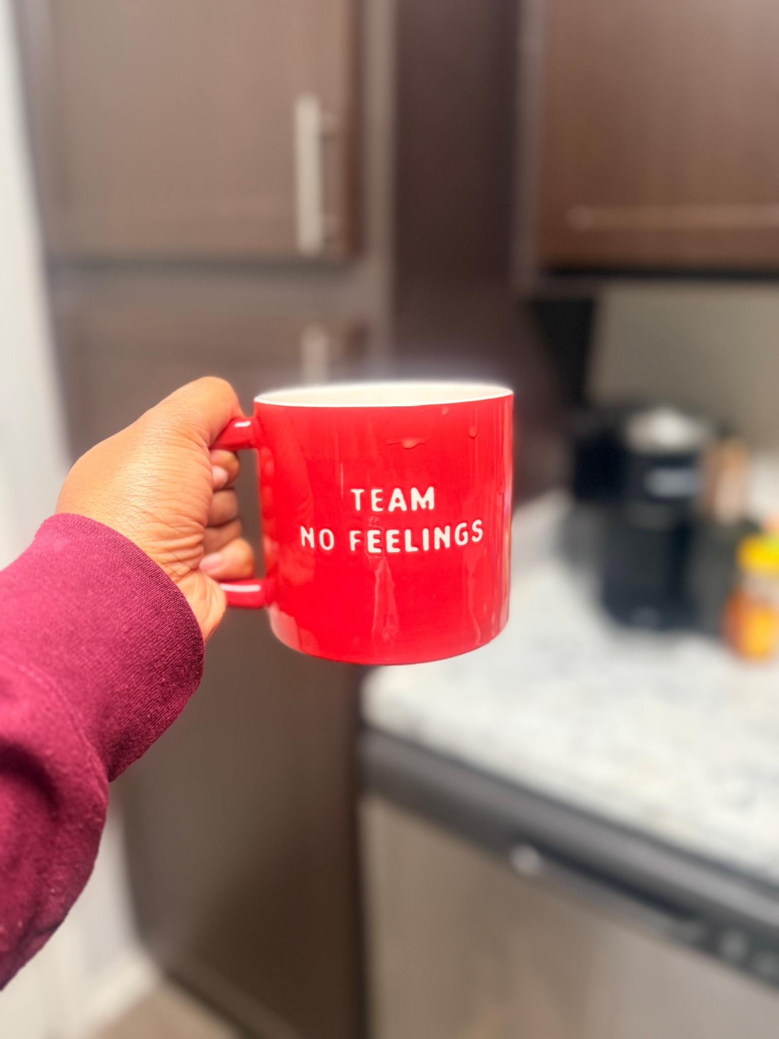 POV: You’re caffeinating to deal with morning blues. 😅 This ‘Team No Feelings’ mug from Target is giving exactly the energy I need. Sometimes the best self-care is a good laugh and a hot cup of coffee ☕️ Linked this gem and other Target kitchen favorites!
#targetfinds #targethaul #coffeemug #coffeeaddict #morningcoffee #targetdoesitagain #LTKhome #LTKfindsunder25 #targetstyle #kitchendecor #coffeelover #funnymugs #targetobsessed #homeessentials #kitchenfinds #coffeehumor #morningvibes #selfcare #targetrun​​​​​​​​​​​​​​​​

#LTKValentine #LTKdayinmylife #LTKmorningroutine