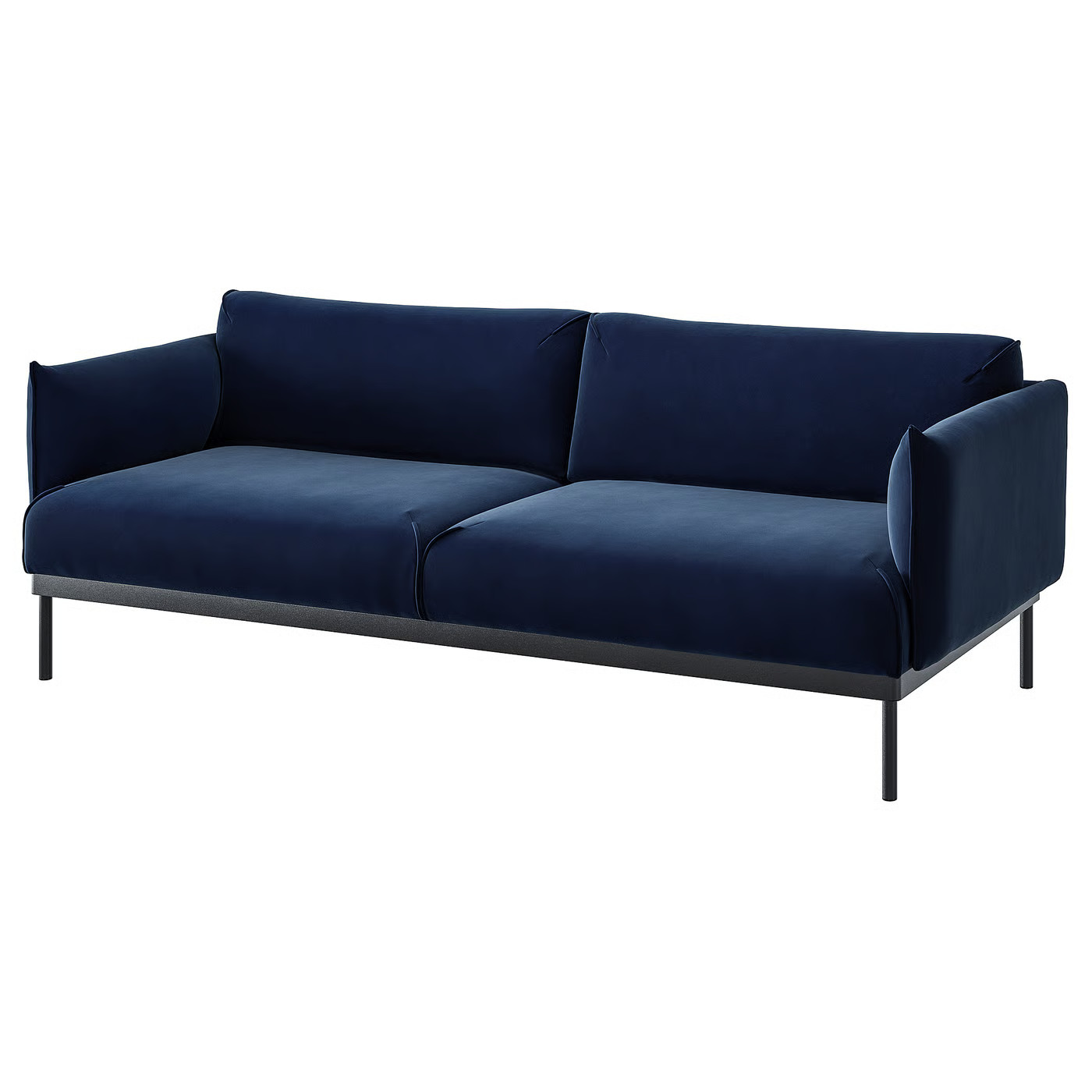 ÄPPLARYD Sofa, Djuparp dark blue | IKEA US