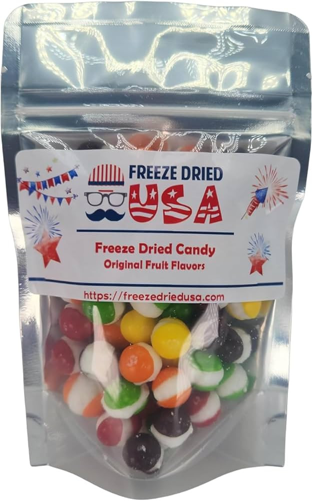 Premium Freeze Dried Skittles - Pack of 6 - Deliciously Crunchy with Intense Flavor - Freeze Cand... | Amazon (US)