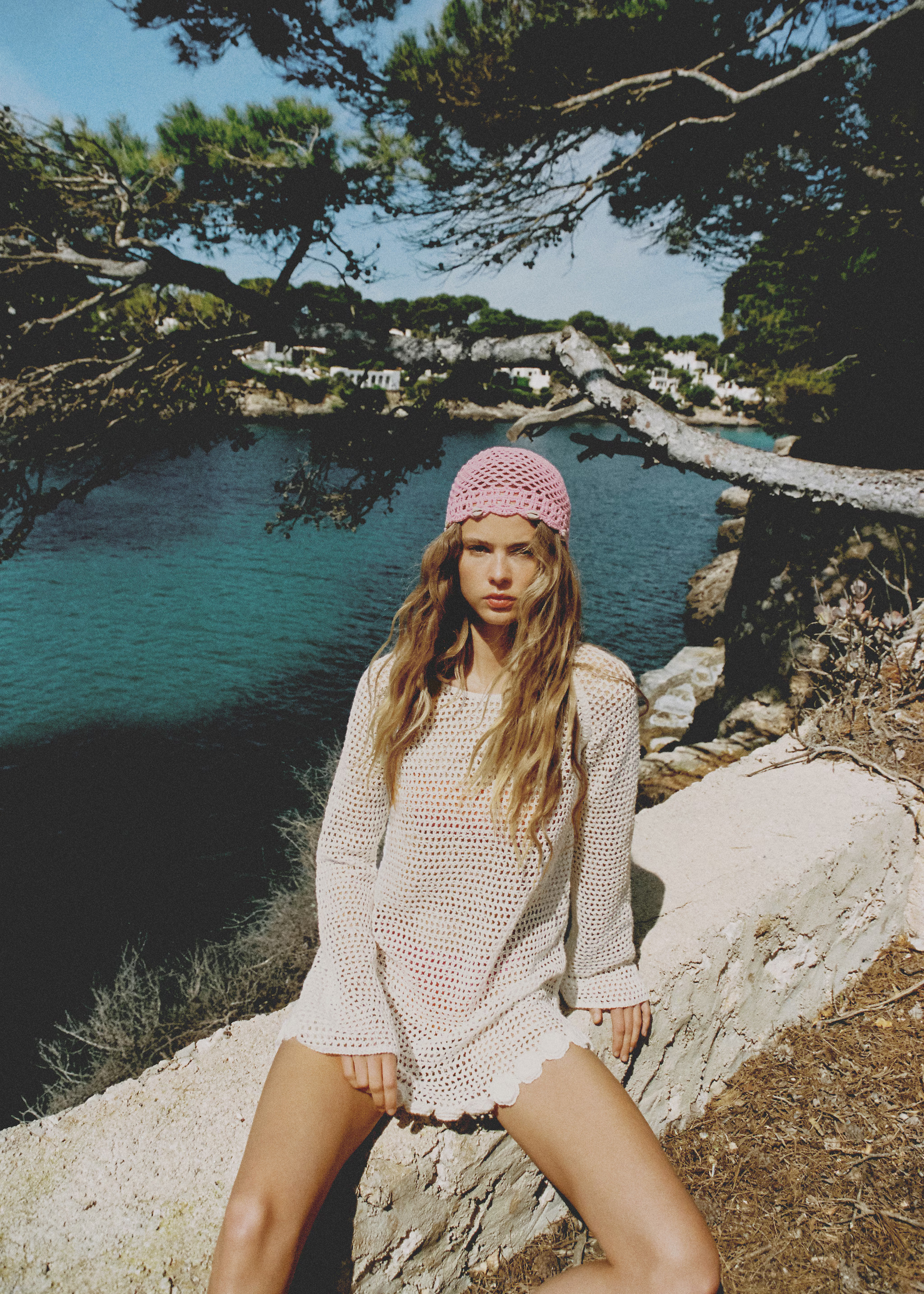 Floral crochet dress | MANGO (US)