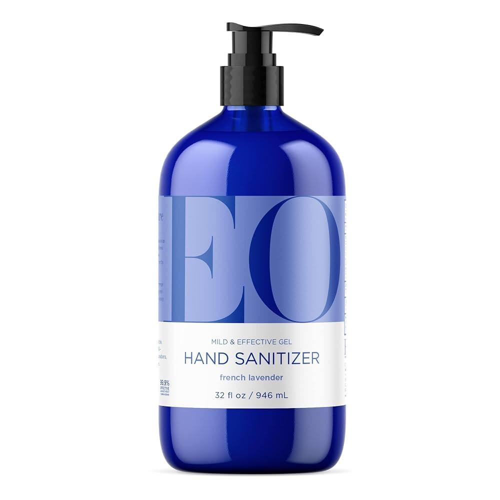 EO Hand Sanitizer Gel, 32 Ounce (Pack of 1), French Lavender, Organic Plant-Based, Botanical Extr... | Amazon (US)