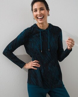 Cotton Cashmere Hooded Tunic | Chico's