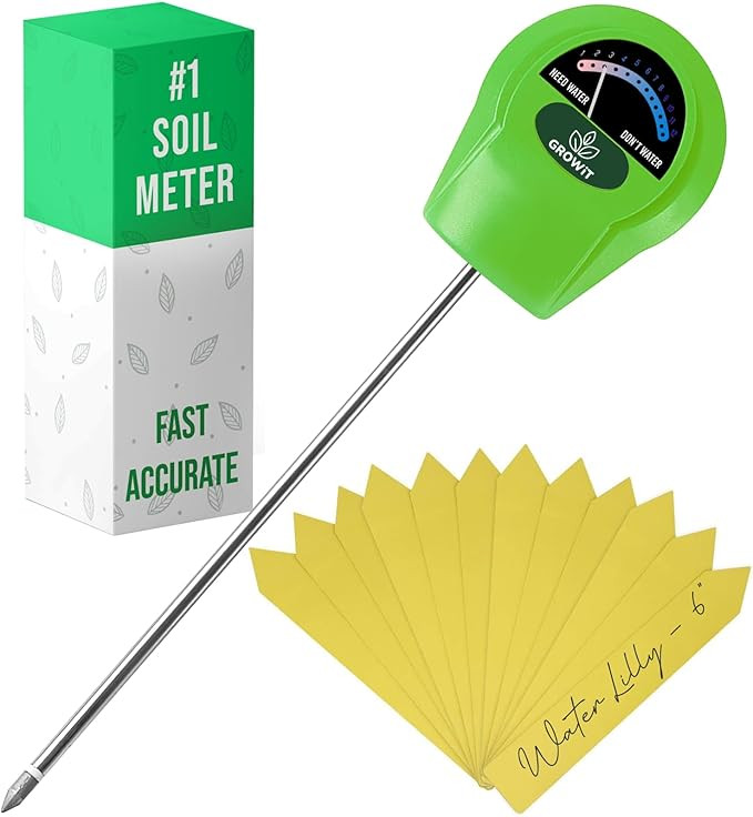 GROWIT Soil Moisture Meter for Plants - Plant Moisture Meter for House Plants | Hydrometer for Pl... | Amazon (US)
