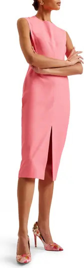 Maryn Sleeveless Midi Sheath Dress | Nordstrom