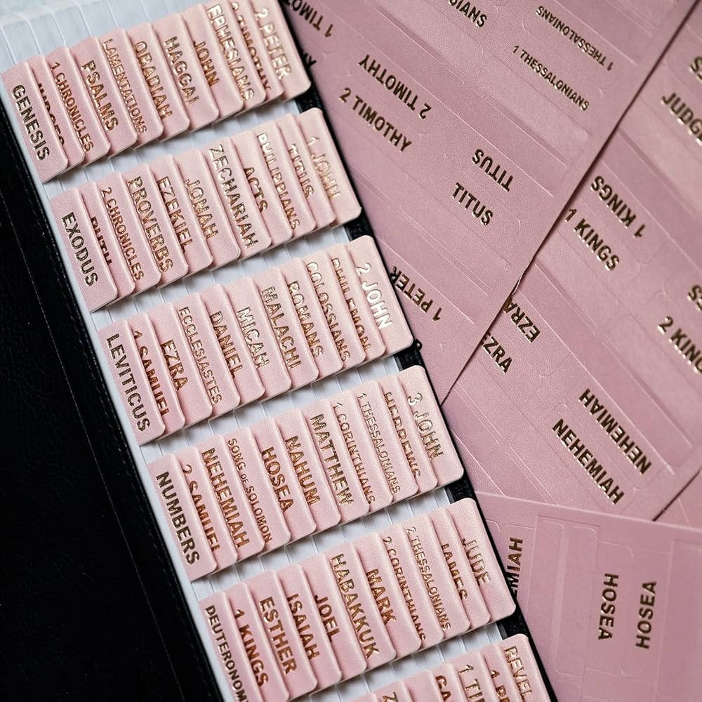 UPAFEXXI- Leather Bible tabs, Bible Tabs for Women and Men, Bible Tabs for Study Bible, 80 Bible ... | Amazon (US)