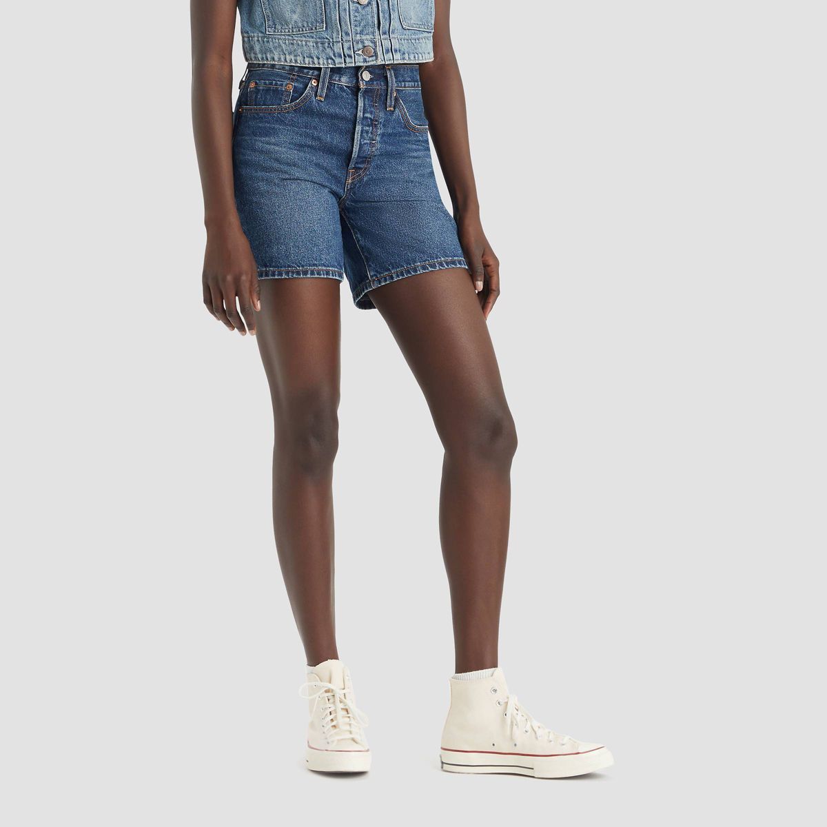 Levi's 501® Mid Thigh Women's Jean Shorts | Target