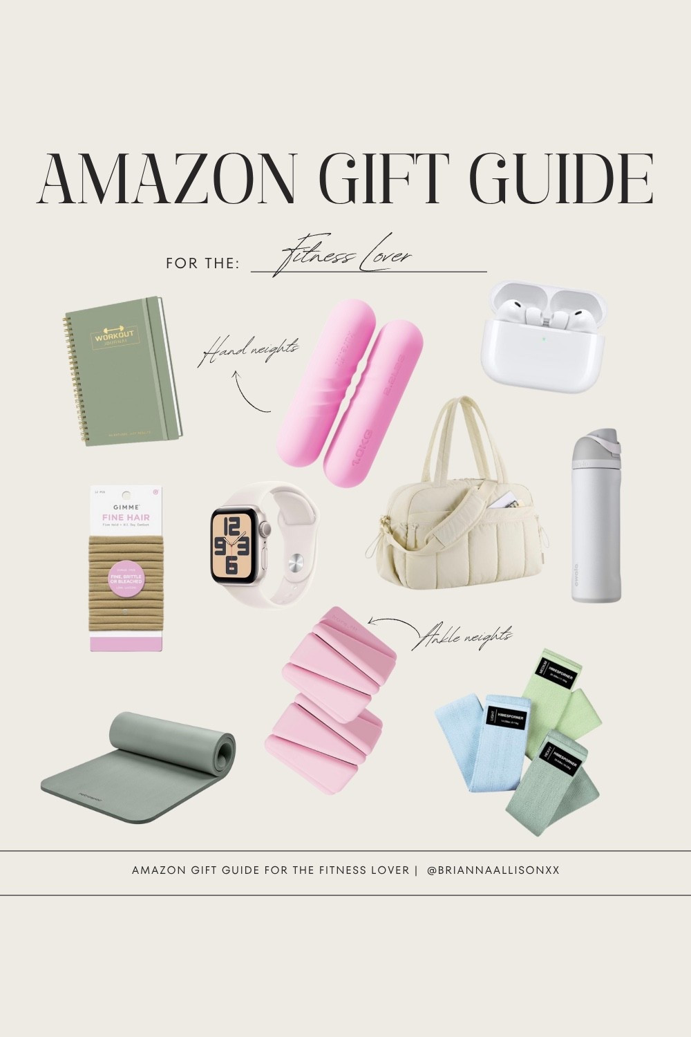 Amazon Christmas Gift Guide for the Fitness Lover | Neutral + Effortless Active Finds

Neutral and practical Amazon fitness gifts for the girl who loves staying active — fitness favorites, everyday workout essentials, and wellness accessories she’ll actually use this Christmas.
Simple, stylish, and perfect for any fitness routine 🤍

Amazon finds, gift guide, Christmas gifts, holiday gifts, fitness gifts, workout essentials, active lifestyle, gifts for her, LTK holiday


#LTKGiftGuide #LTKfitnessgoals #LTKHoliday