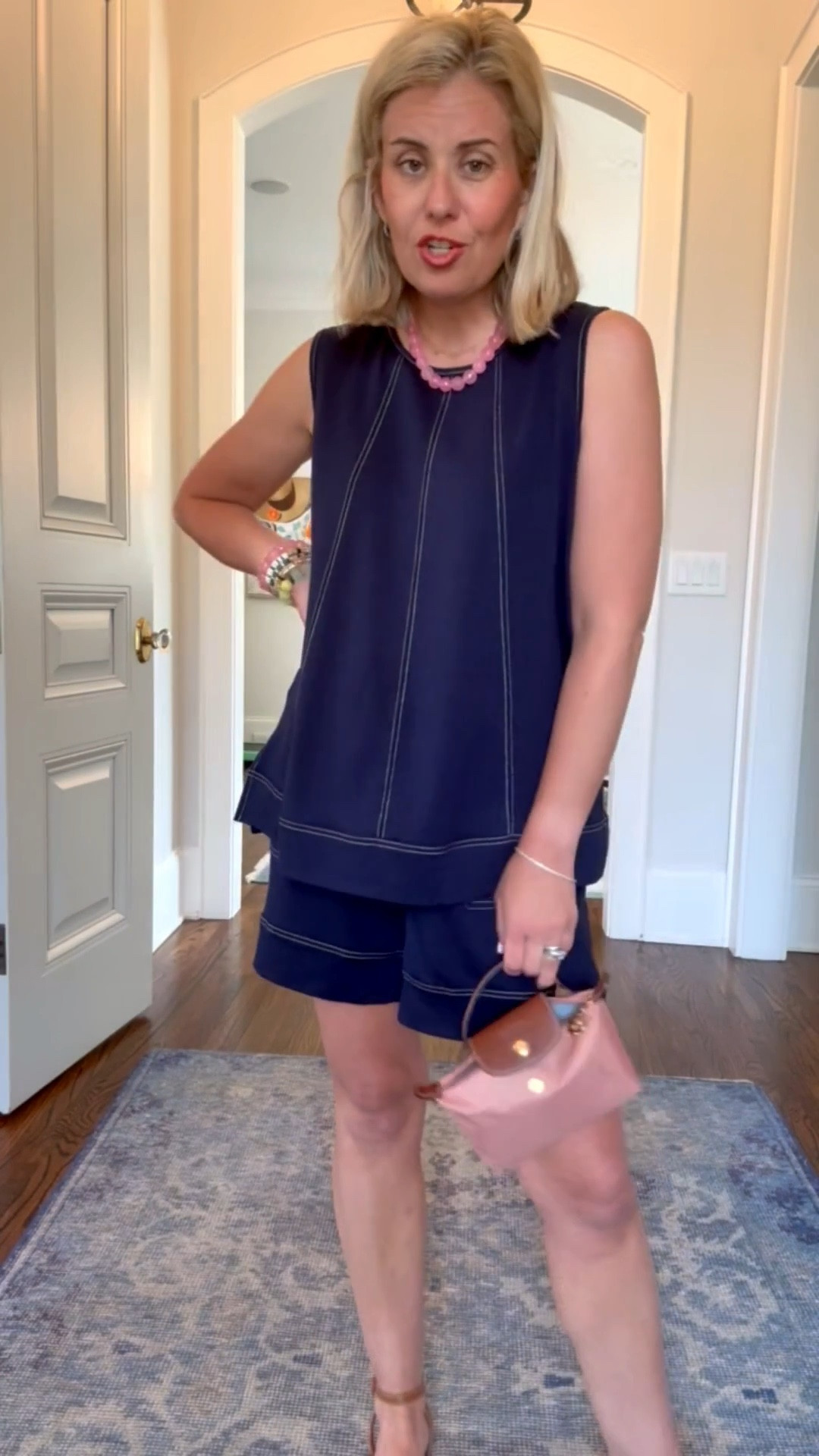 I’m obsessed!! I have a similar pink set from another brand but I think I like this one better! Y’all will die at the price! I’m in a small and 8 sandal tts. 

#LTKdayinmylife #LTKspring #LTKmomlife