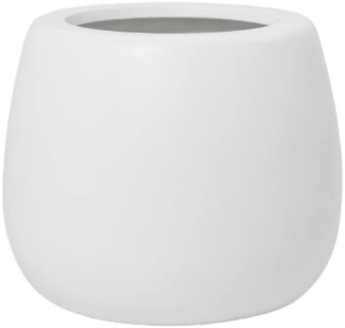 ChicnChill 21.25" x 18" Lightweighted Minimalist Fiberstone Outdoor Planters, Indoor Plant Pots w... | Amazon (US)