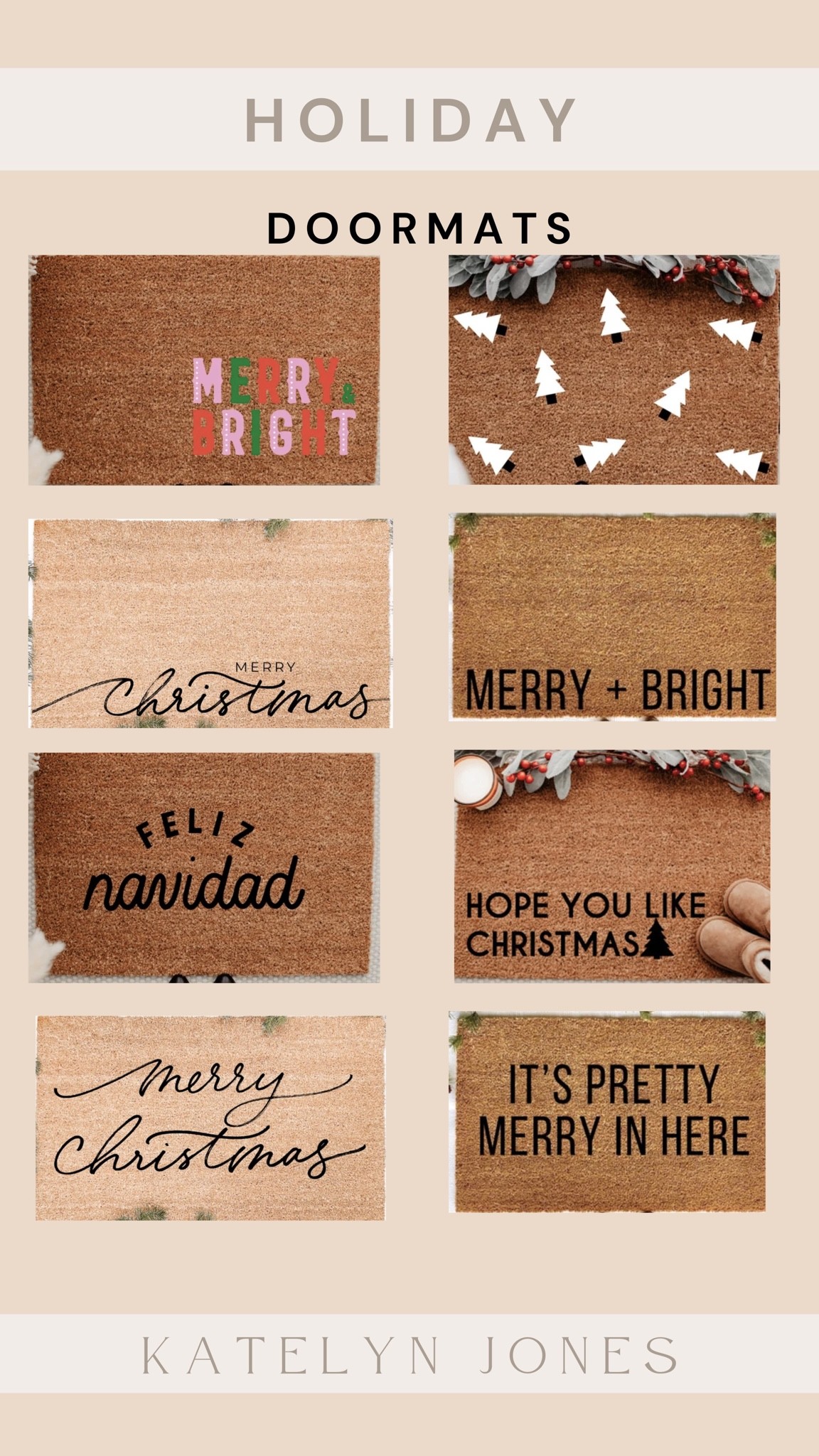 holiday doormats / holiday home / holiday entryway / holiday home decor / christmas decor / etsy finds / etsy christmas / etsy door mats 

#LTKHoliday #LTKhome #LTKSeasonal