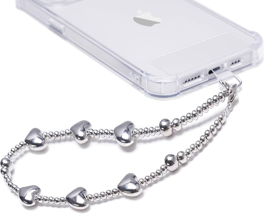 GVIEWIN Phone Charm Pearl Beaded Phone Wrist Strap with Tether Tab, [Hands-Free & Anti-drop] Deta... | Amazon (US)