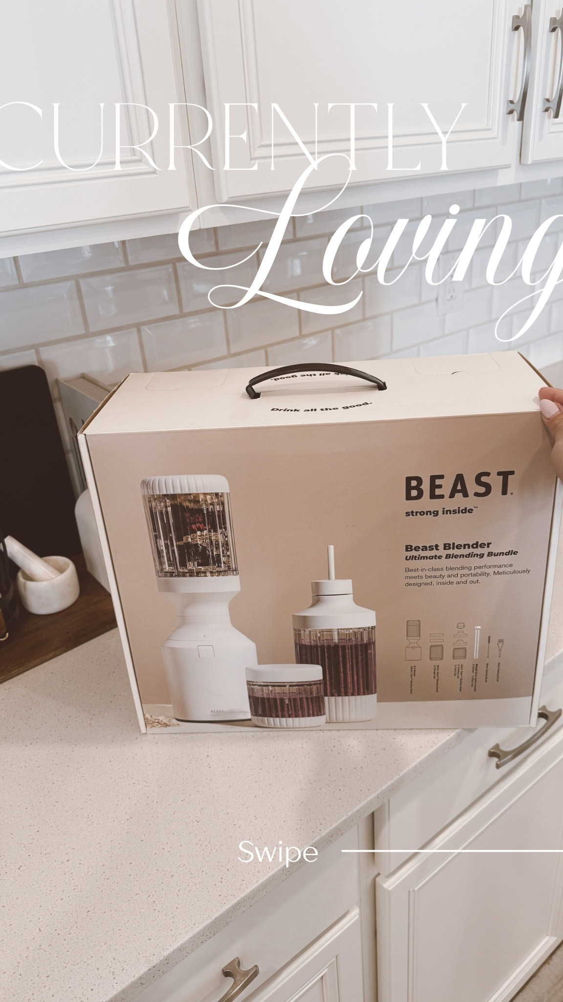 I didn’t think a blender could make me this happy, but here we are. The Beast is powerful, super easy to clean, and it just looks so good sitting out. Totally worth it. .
.
White blender - The Beast Blender - Favorite Blender For Smoothies -
.
#blender #smoothies #beastblender #thebeast #whiteblender 

#LTKHome #LTKSaleAlert #LTKFamily