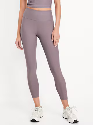 High-Waisted PowerSoft 7/8 Leggings | Old Navy (US)