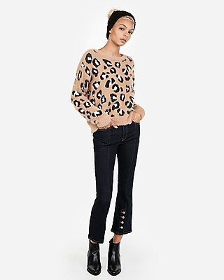 Leopard Pullover Sweater | Express