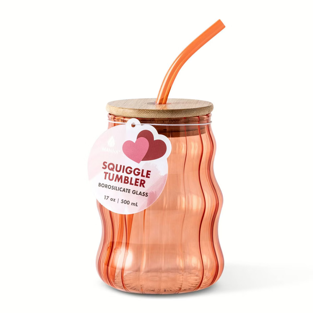 Manna 17oz Poppy Squiggle Tumbler Red | Target