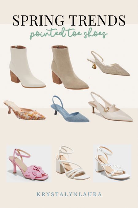 Spring trend: pointed toe heels 👠 @target @nordstrom @abercrombie @dolcevita

#LTKxTarget #LTKshoecrush #LTKsalealert