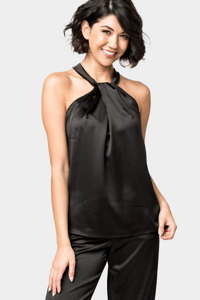 Twist Neck Halter Top | Gibsonlook