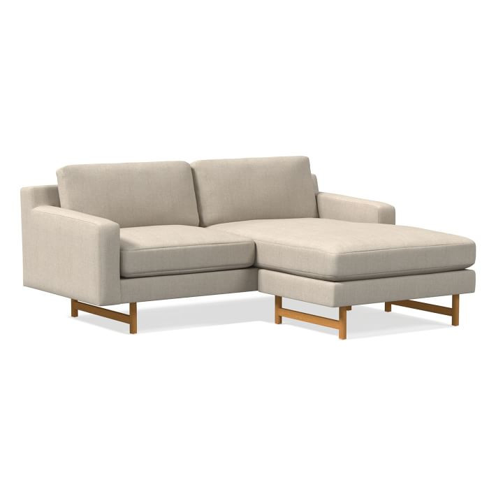 Eddy 2-Piece Reversible Sectional (74"–90") | West Elm (US)