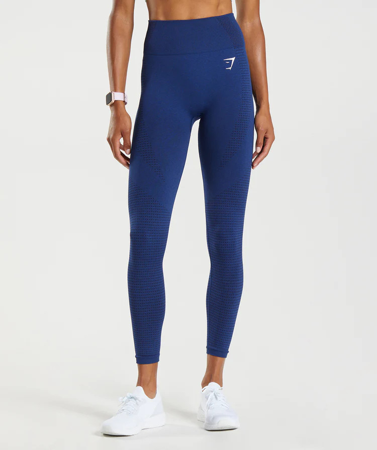 Gymshark Vital Seamless 2.0 Leggings - Stellar Blue Marl | Gymshark (Global)