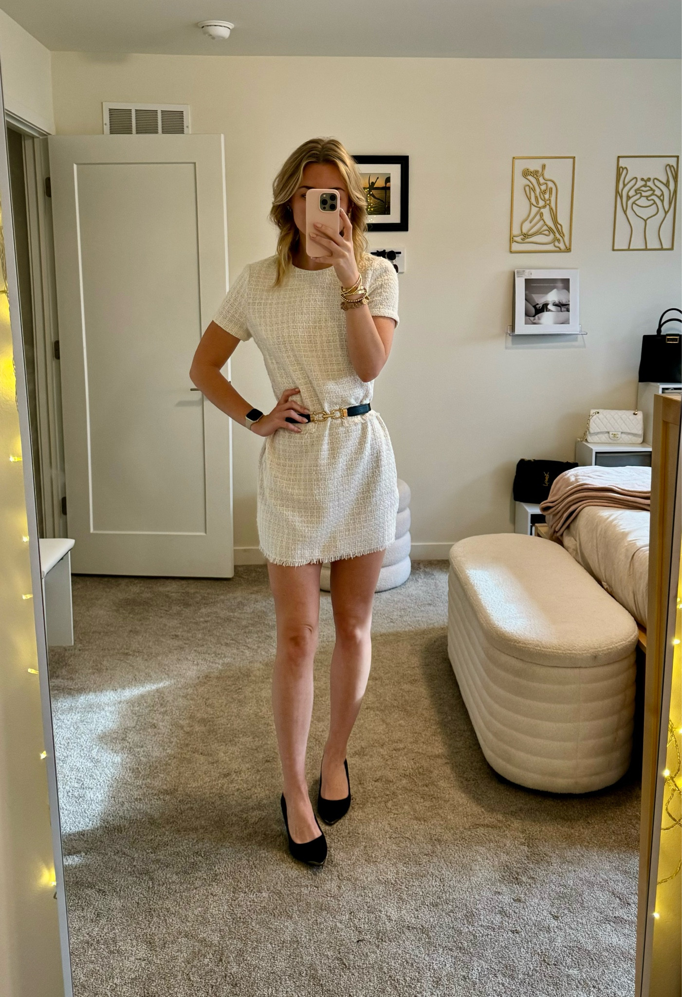 Bebop dress from Marshall’s - linked similar
Jones New York Heels from Marshall’s - linked similar
Amazon belt in storefront

#LTKWorkwear