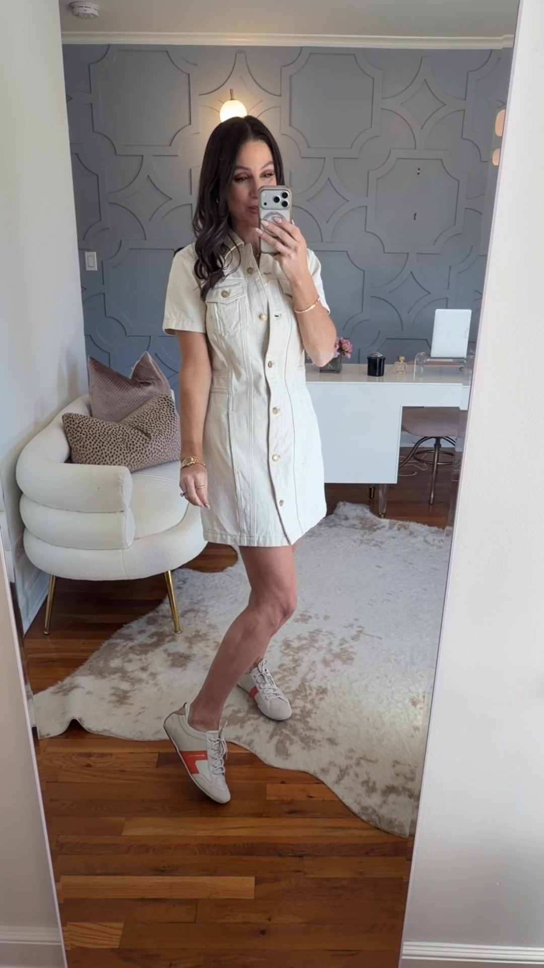 The cutest sneakers for spring that will go with everything! They run true to size! 

@michaelkors @dillards #mkpartner