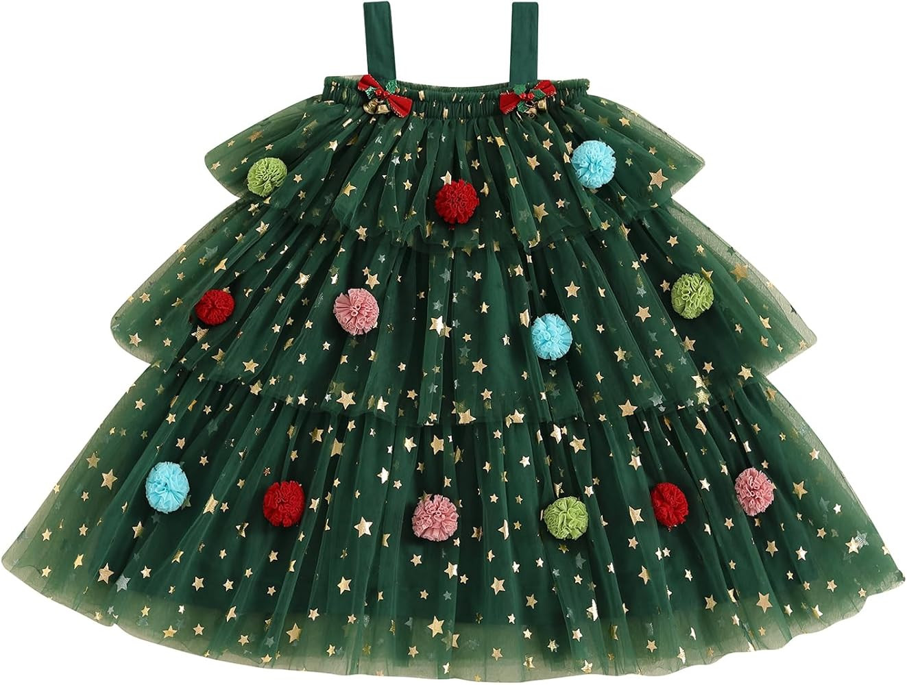 Eadrioss Toddler Baby Girl Valentine Outfits - Sleeveless Valentine Dresses Star Heart Red Pink K... | Amazon (US)