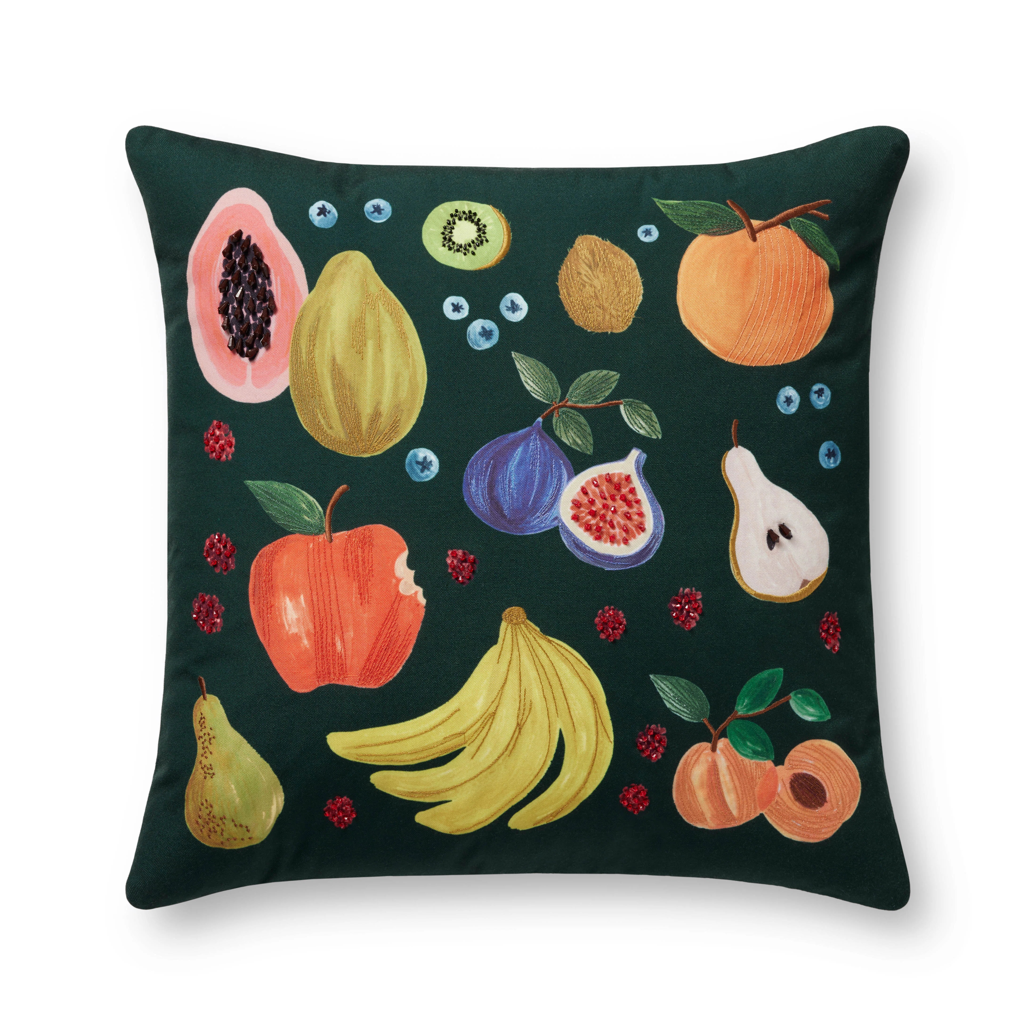 Rifle Paper Co. x Loloi Fruit Pillow | Wayfair | Wayfair North America