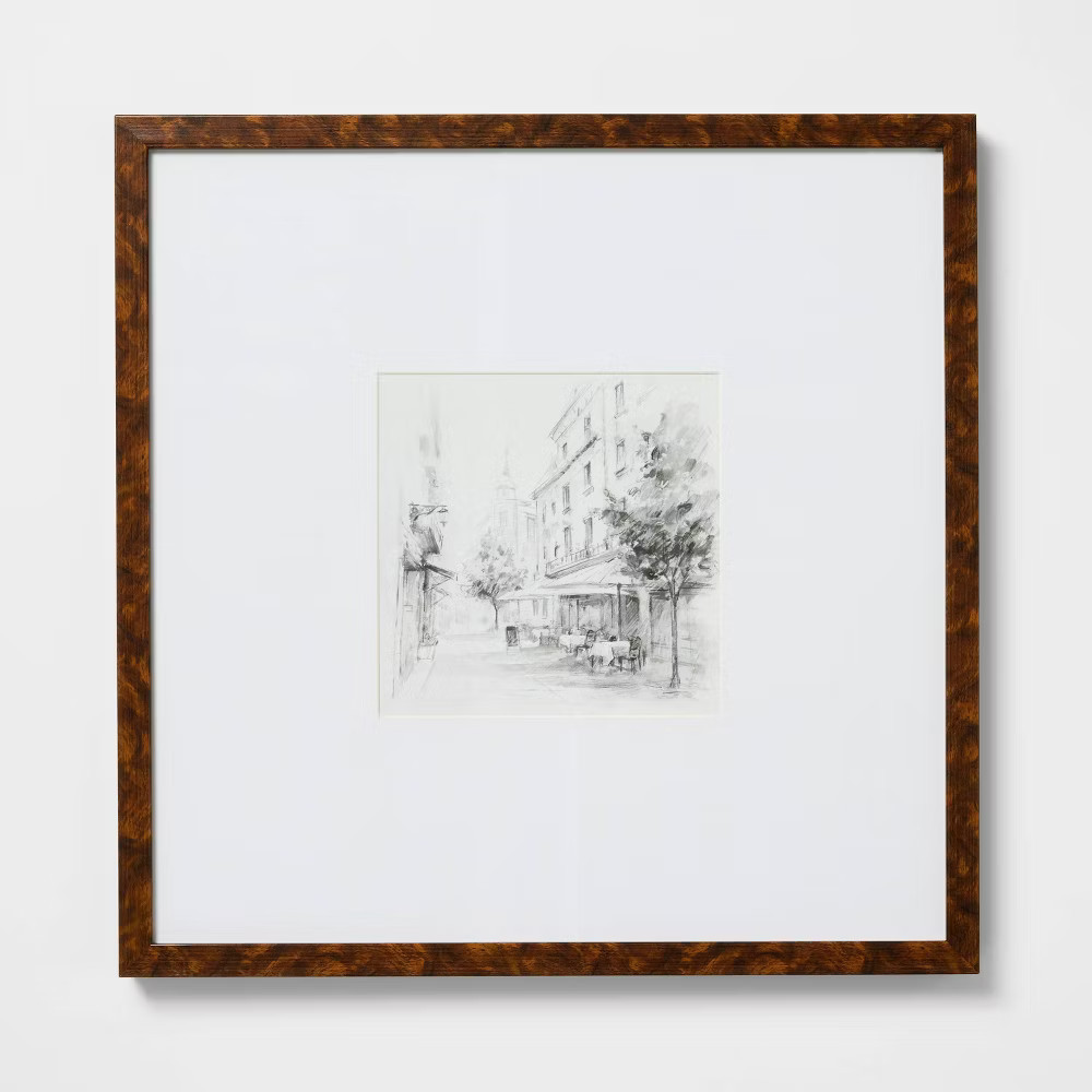 20"x20" Black and White Landscape Wall Art - Threshold designed with Studio | eBay | eBay US
