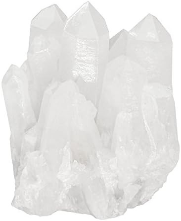 CrystalTears Natural Raw Rock Quartz Crystal Cluster Geode Clear Quartz Crystal Stone Druzy Speci... | Amazon (US)