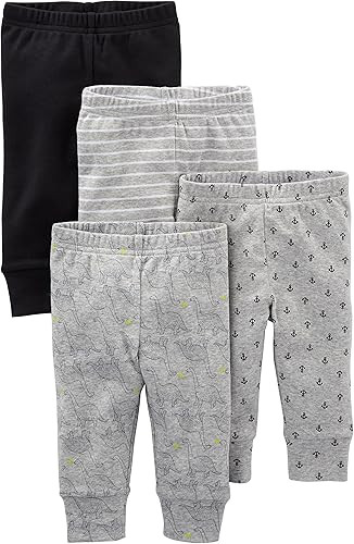 Simple Joys by Carter's Baby Boys' Pant, Pack of 4 | Amazon (US)