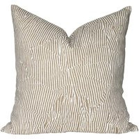 Pillow Cover Kelly Wearstler Avant Designer Linen & Off White Geometric Stripe Sofa Cushion Beige Bed | Etsy (UK)