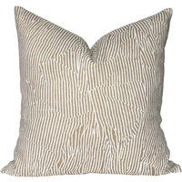 Pillow Cover Kelly Wearstler Avant Designer Linen & Off White Geometric Stripe Sofa Cushion Beige Bed | Etsy (UK)
