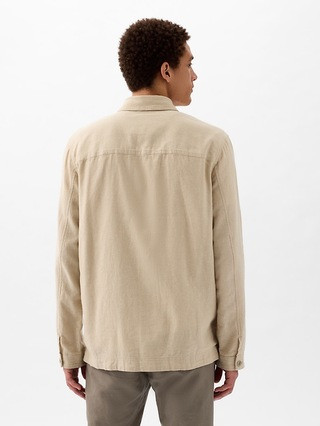 Linen-Cotton Chore Jacket | Gap (US)