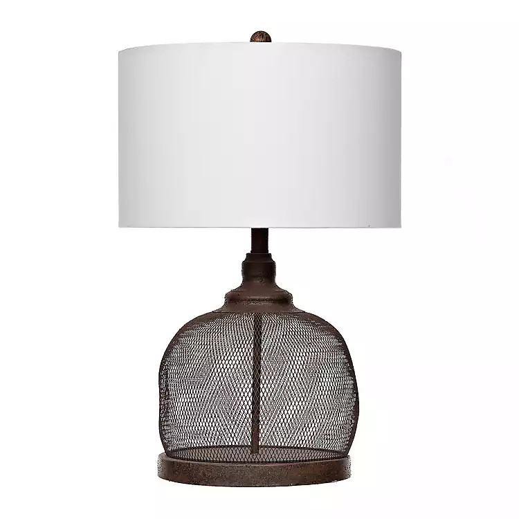 Brown Wire Farmhouse Table Lamp | Kirkland's Home