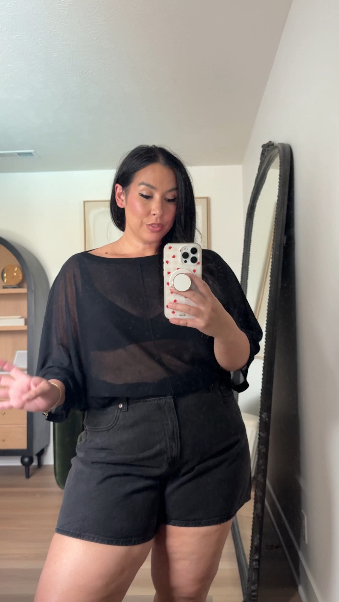 Sharing some of my recent @Express picks! This sheer top gives me good coverage while still feeling light and flowy for summer. 

midsize fashion, ootd, summer outfit inspo

#LTKootd #LTKSeasonal #LTKMidsize